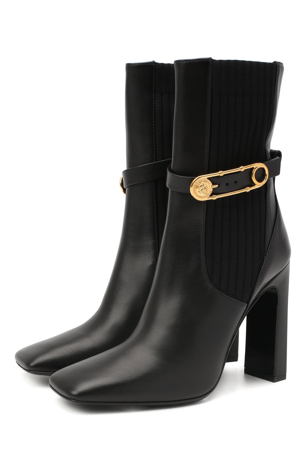 Кожаные ботильоны VERSACE, арт. DST414P/DVT2P, фото 1