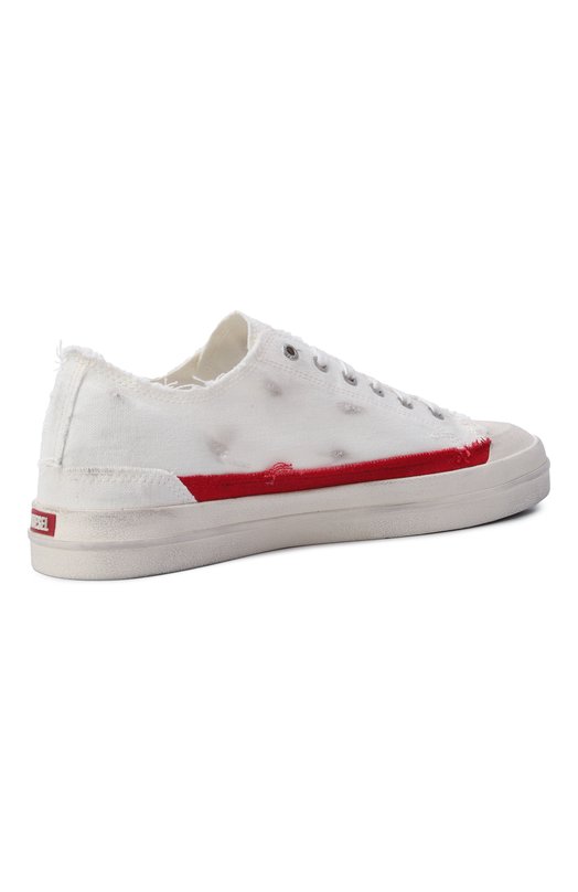 Текстильные кеды S-D-Verse Diesel Y03722/P8114 Белый  Y03722/P8114 Фото 4