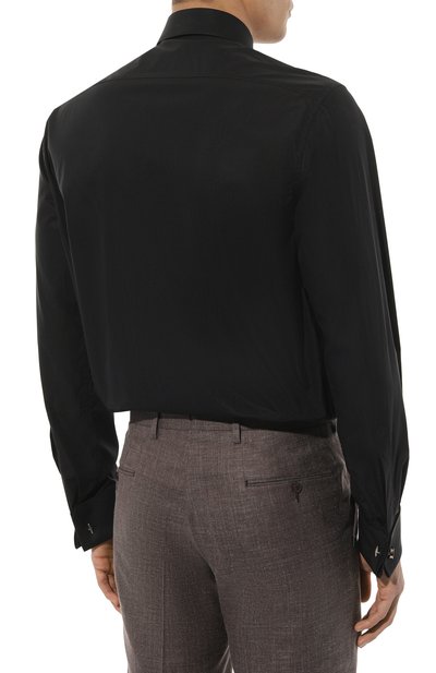 Хлопковая сорочка STEFANO RICCI черного цвета по цене 95050 руб., арт. MC003792/L1250, фото 5 Хлопковая сорочка STEFANO RICCI, арт. MC003792/L1250, фото 5