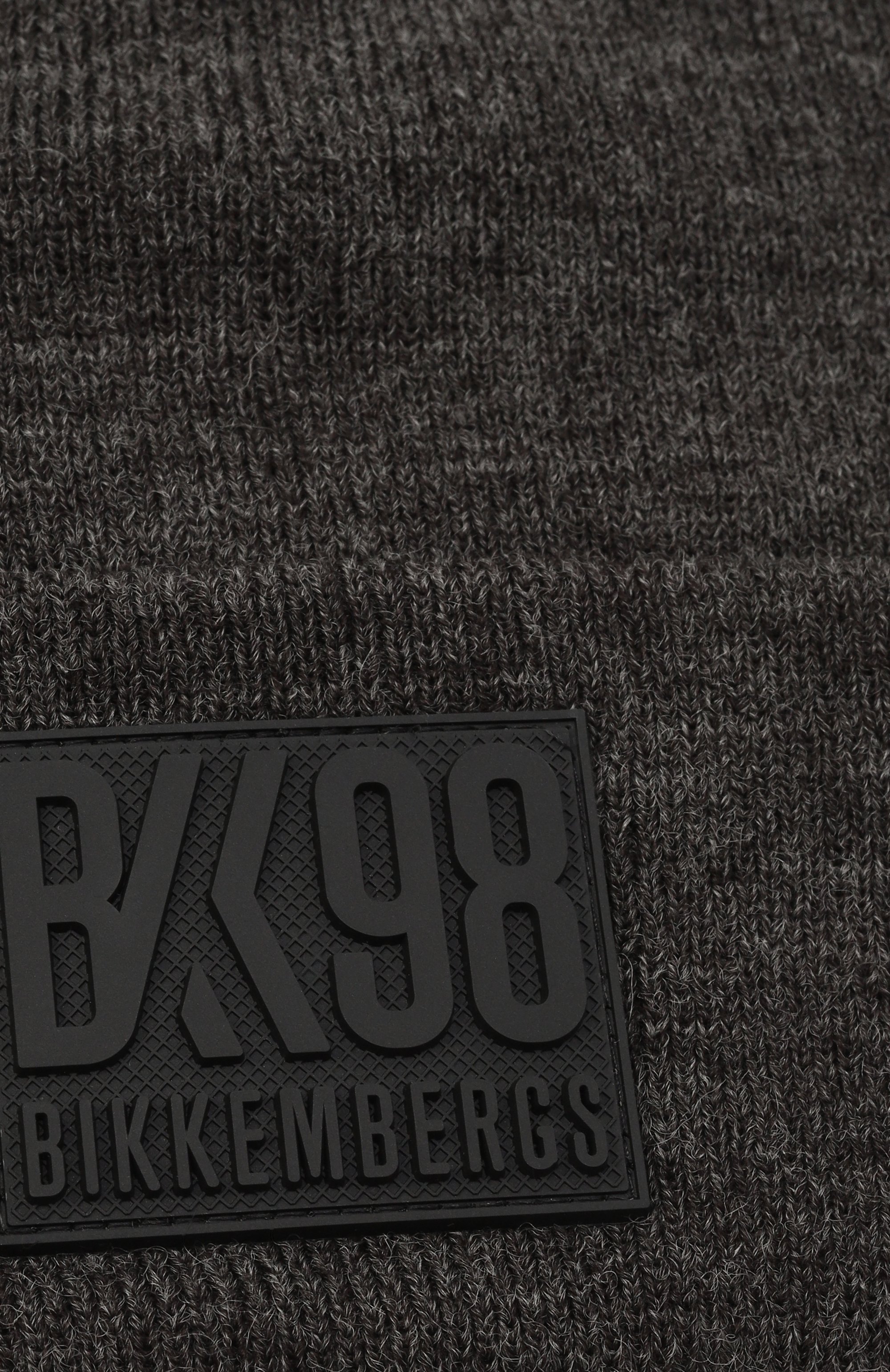 Шапка DIRK BIKKEMBERGS темно-серого цвета по цене 4575 руб., арт. BKCP01195KU, фото 3 Шапка DIRK BIKKEMBERGS, арт. BKCP01195KU, фото 3