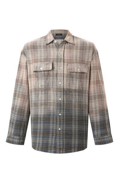 Хлопковая рубашка R13 разноцветного цвета по цене 76050 руб., арт. R13MR266-R458B, фото 1 Хлопковая рубашка R13, арт. R13MR266-R458B, фото 1