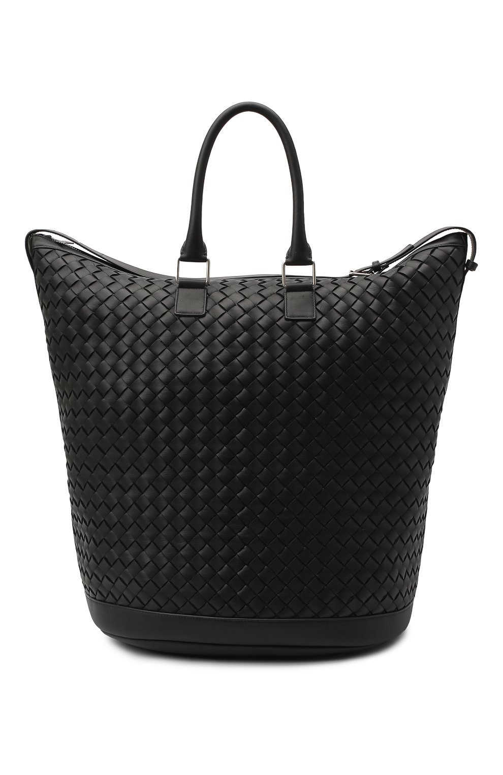 Кожаная сумка BOTTEGA VENETA черного цвета по цене 390500 руб., арт. 641023/V05J1, фото 1 Кожаная сумка BOTTEGA VENETA, арт. 641023/V05J1, фото 1