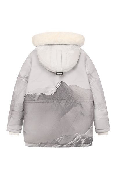 Пуховик с отделкой из кролика YVES SALOMON ENFANT, арт. 26WEM900XXT20G/12-14, фото 2