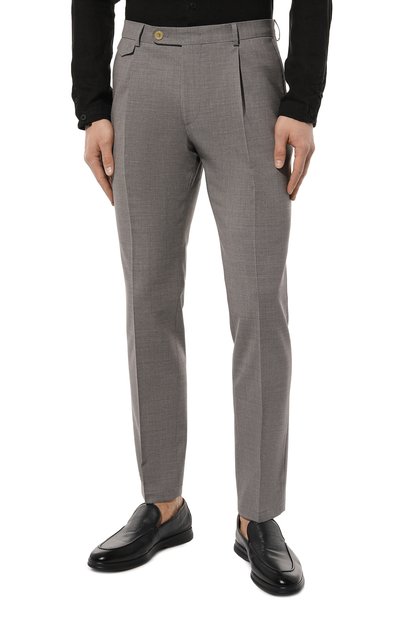 Шерстяные брюки WINDSOR серого цвета по цене 33100 руб., арт. 13 SILVI/10014494, фото 3 Шерстяные брюки WINDSOR, арт. 13 SILVI/10014494, фото 3