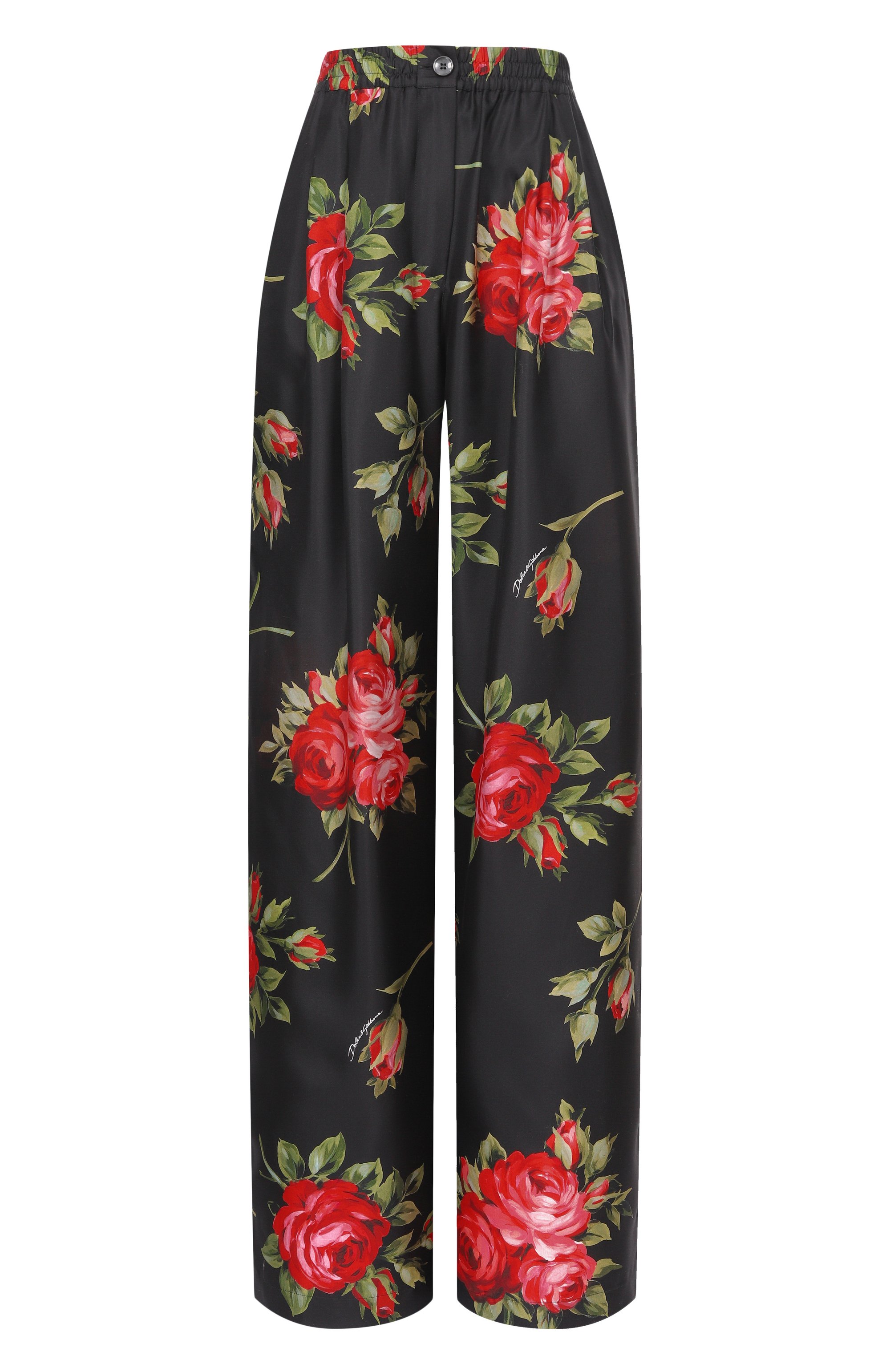 Шелковые брюки DOLCE & GABBANA, арт. FTDIVT/IS11G, фото 1