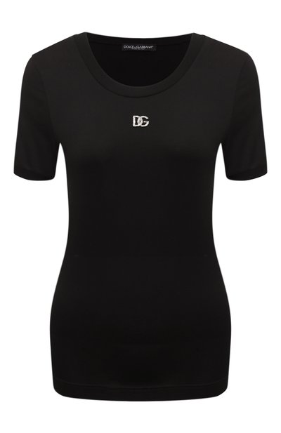 Женская хлопковая футболка DOLCE & GABBANA, арт. F8U08Z/G7B3U