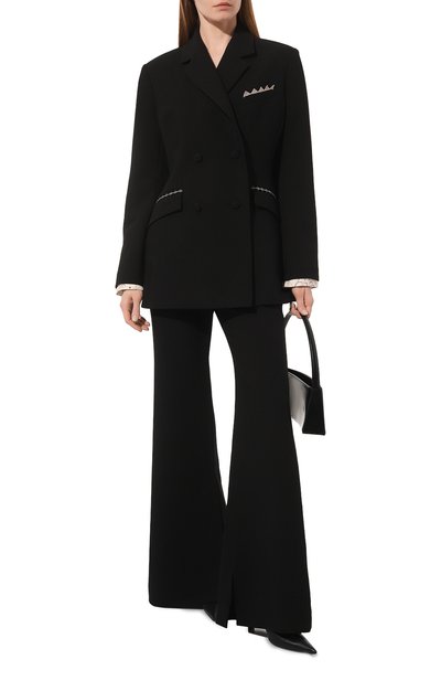 Брюки ALEXANDRA GEORGIEVA BY KRESTETSKAYA STROCHKA черного цвета по цене 63000 руб., арт. Pk3-003ch23, фото 2 Брюки ALEXANDRA GEORGIEVA BY KRESTETSKAYA STROCHKA, арт. Pk3-003ch23, фото 2