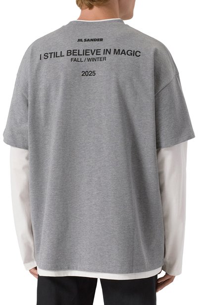 Хлопковый лонгслив JIL SANDER, арт. J61GC0001/J20332, фото 4