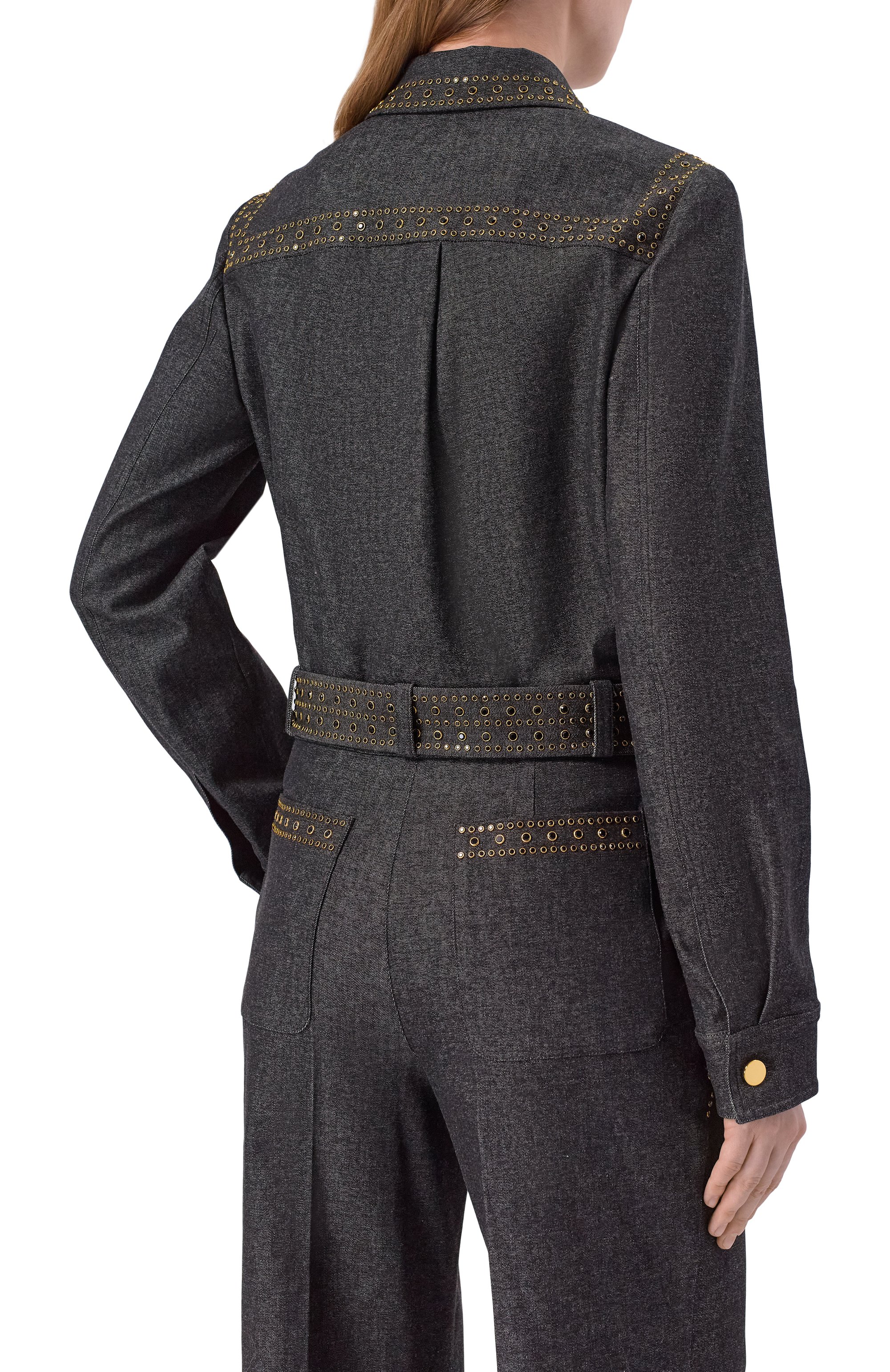 Джинсовая куртка ELIE SAAB, арт. J0191EF25/DE002, фото 4