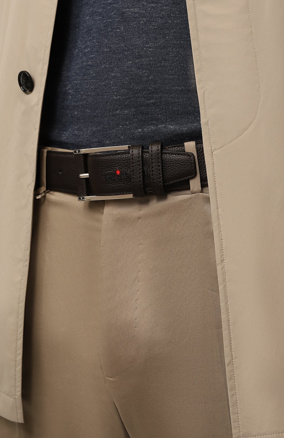 Кожаный ремень KITON, арт. USC7140N0109808, фото 2