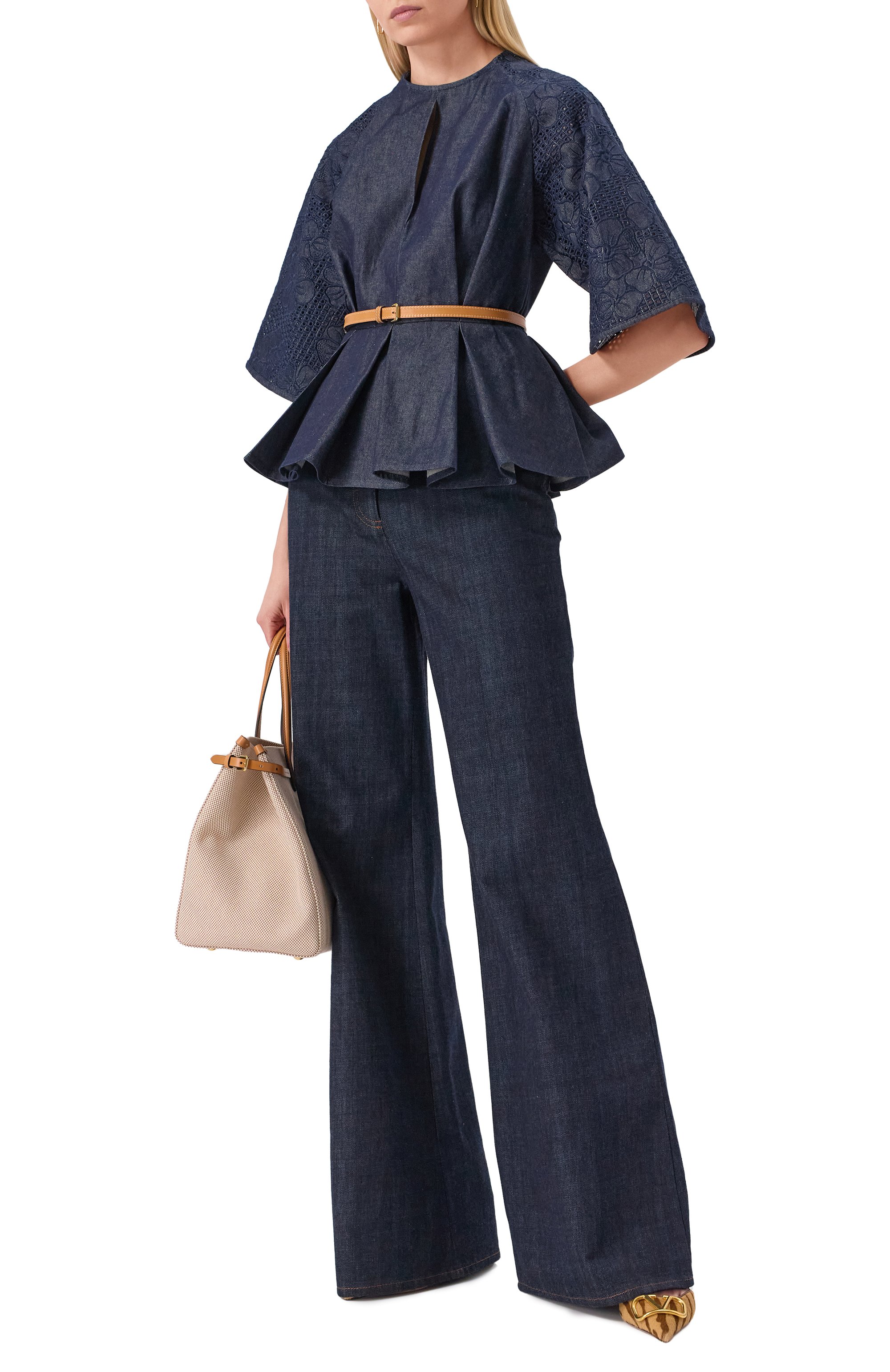 Джинсовый топ ELIE SAAB, арт. T0146, фото 2