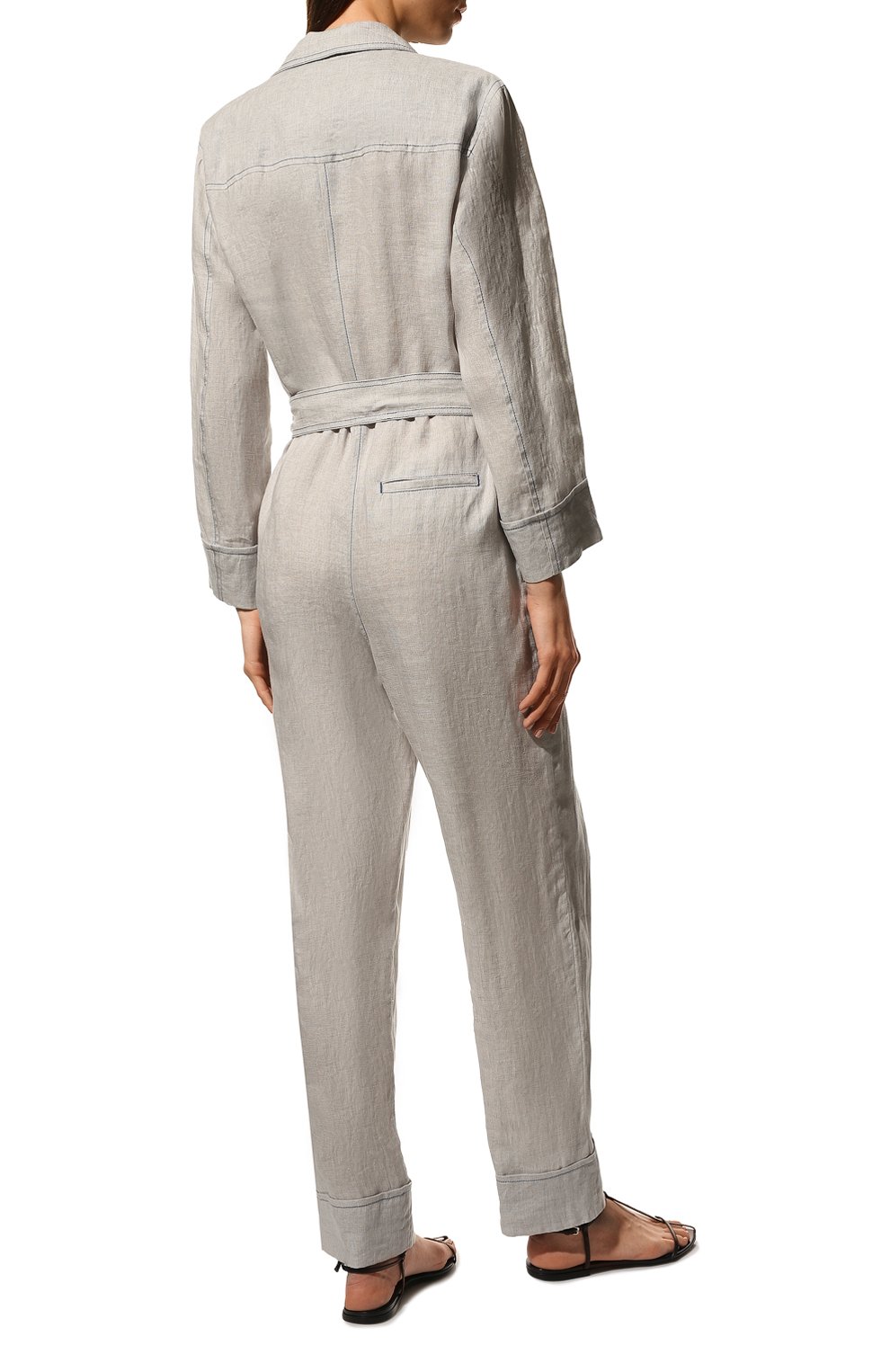 Льняной комбинезон EMPORIO ARMANI, арт. 3L2DA1/2NF8Z, фото 4