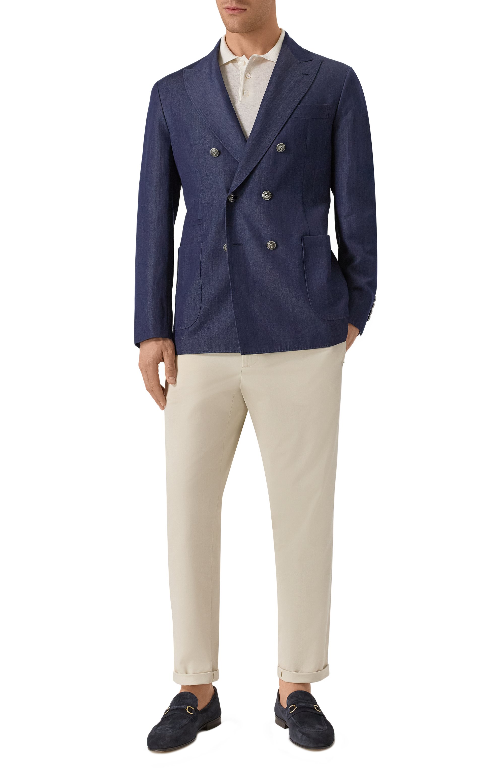 Поло из шелка и хлопка ZILLI, арт. KBP002M0164VFAF00, фото 2