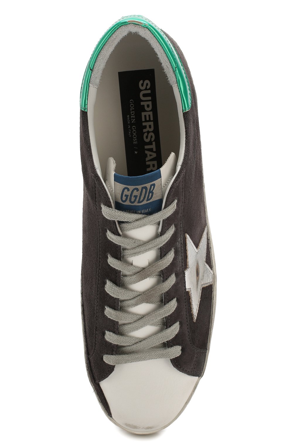 Замшевые кеды superstar GOLDEN GOOSE DELUXE BRAND, арт. G36MS590.T73, фото 5