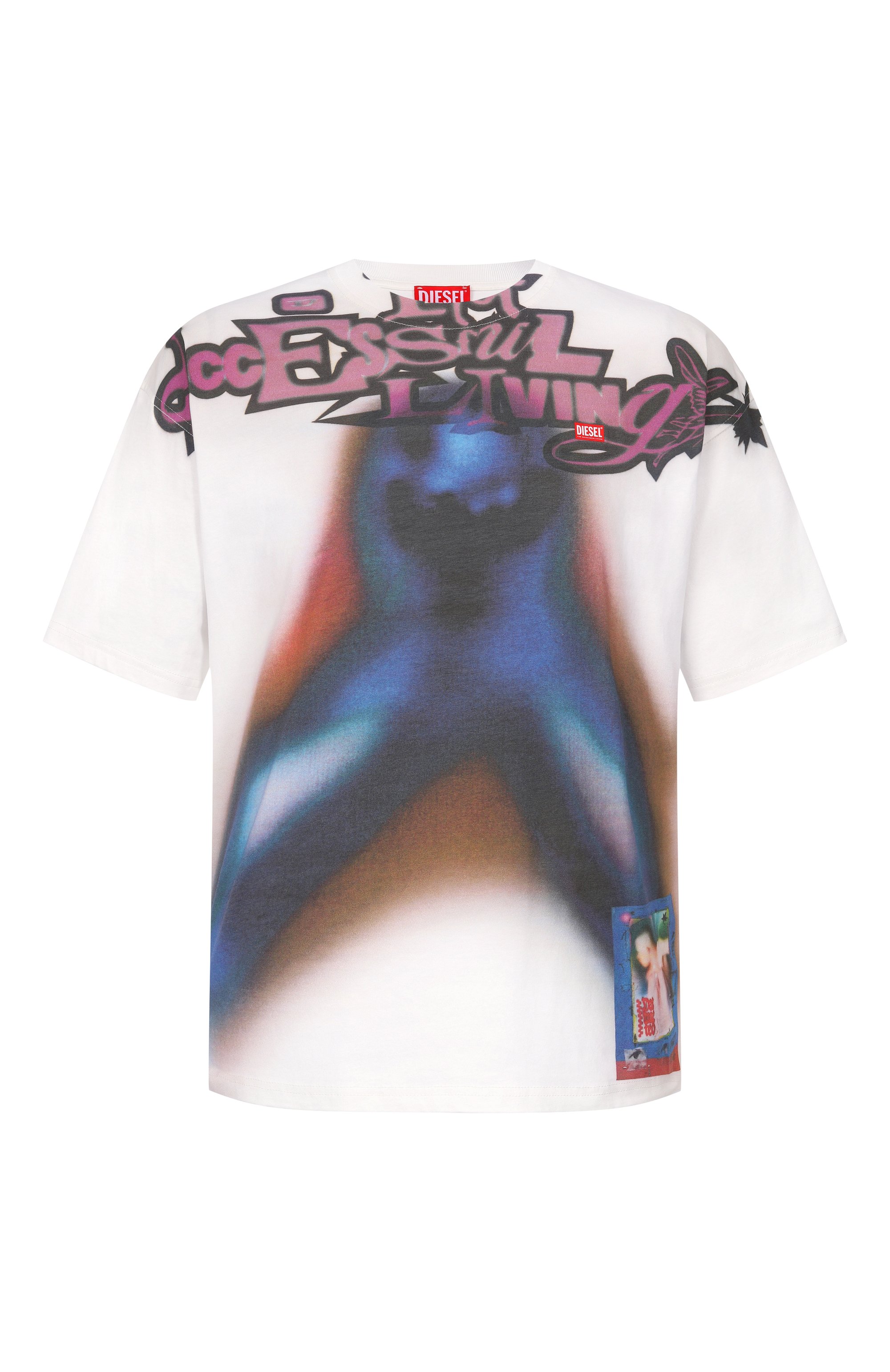 Хлопковая футболка DIESEL, арт. A20945/0PLAT, фото 1