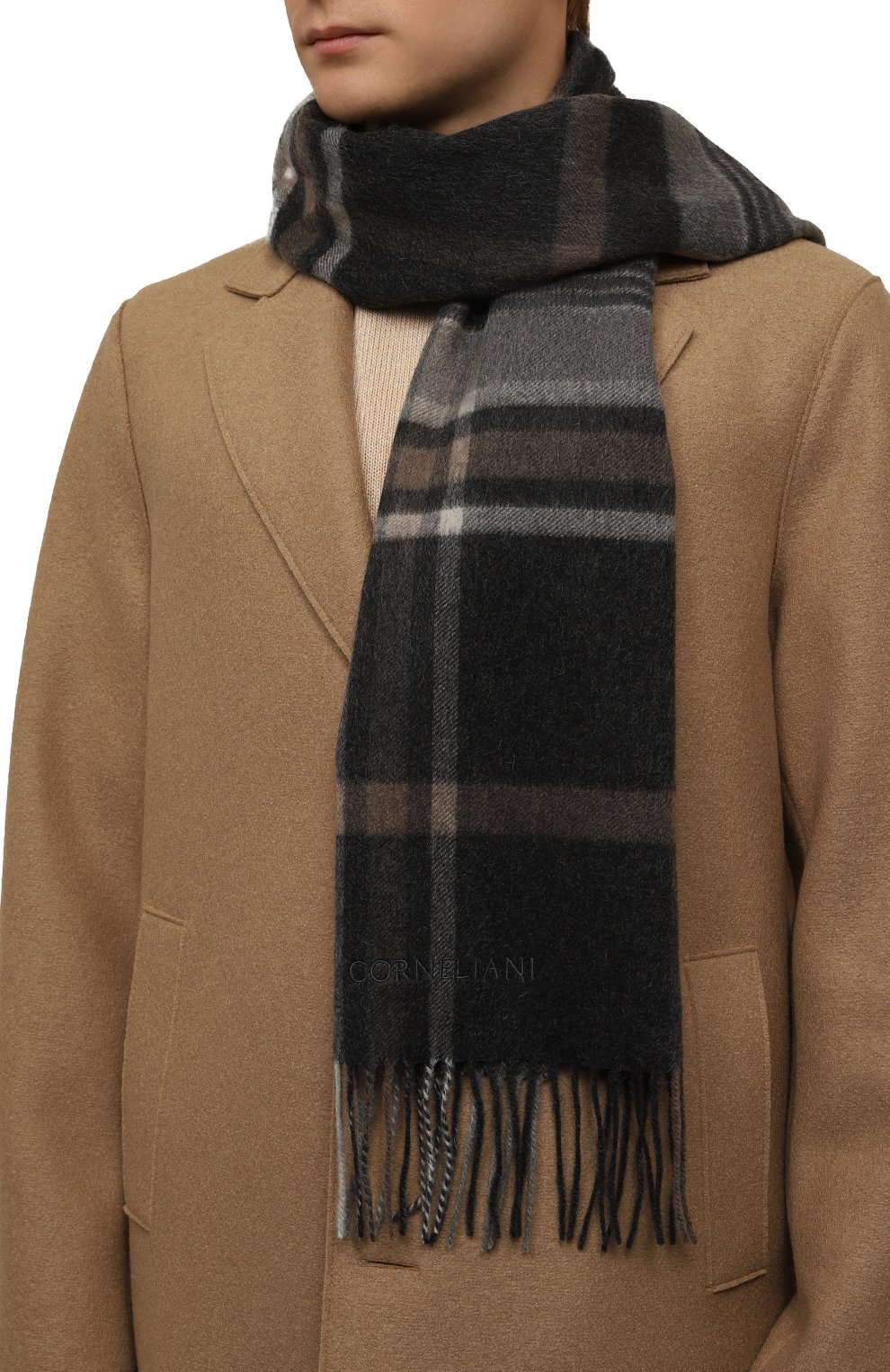 Кашемировый шарф CORNELIANI, арт. 94B356-9429013, фото 2