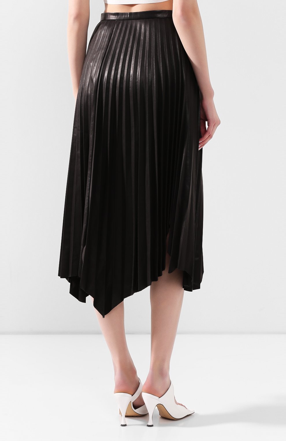 Кожаная юбка HELMUT LANG, арт. K01HW307, фото 4