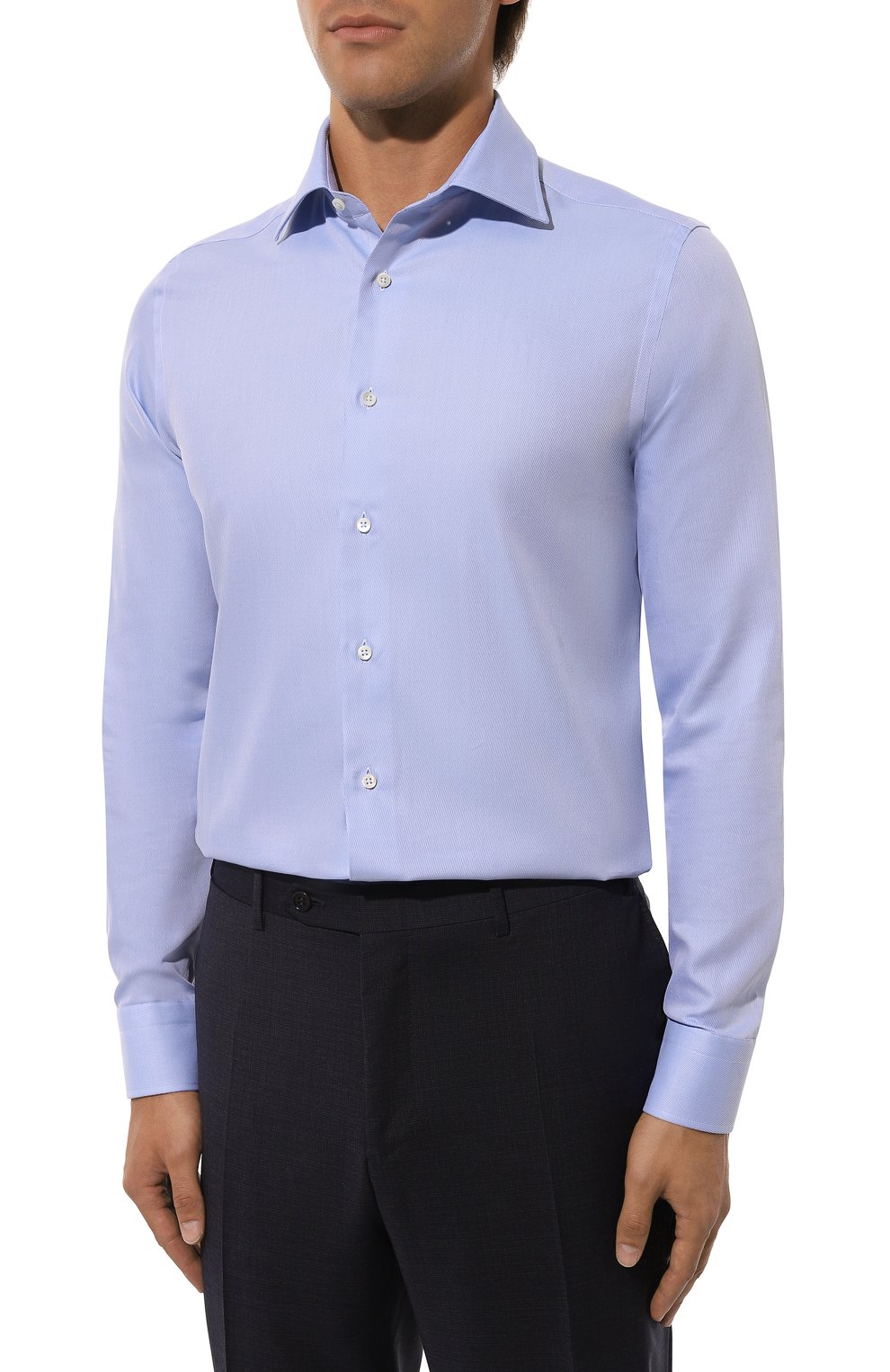 Хлопковая сорочка CANALI, арт. NCLX018/GR03301, фото 4