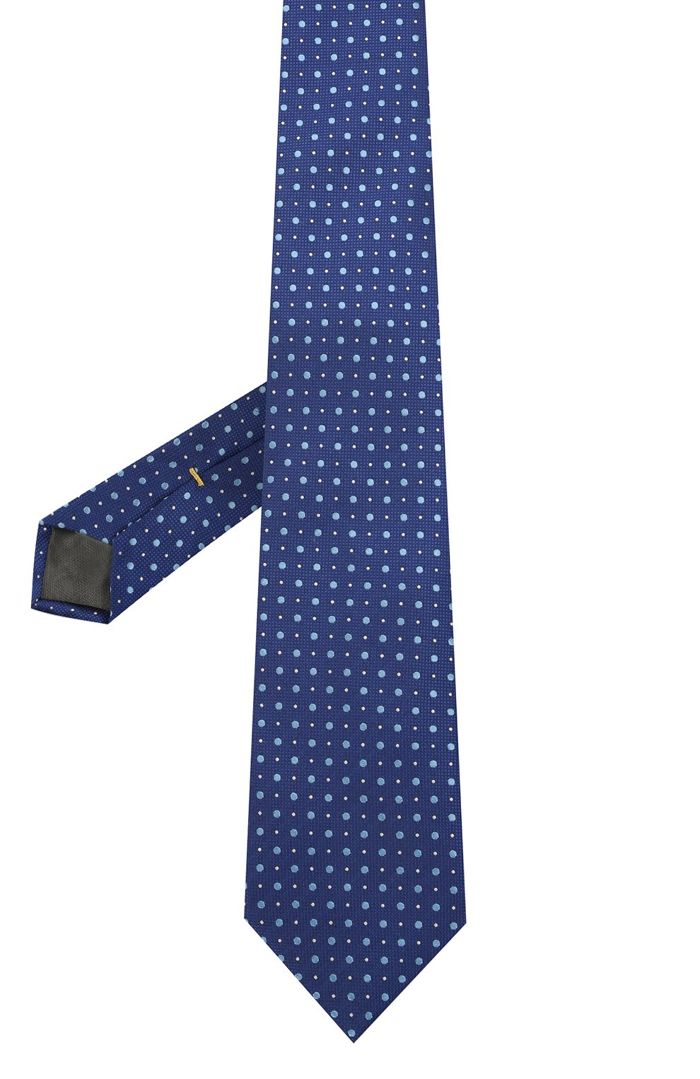 Шелковый галстук CANALI синего цвета по цене 13250 руб., арт. 18/HJ03240, фото 2 Шелковый галстук CANALI, арт. 18/HJ03240, фото 2