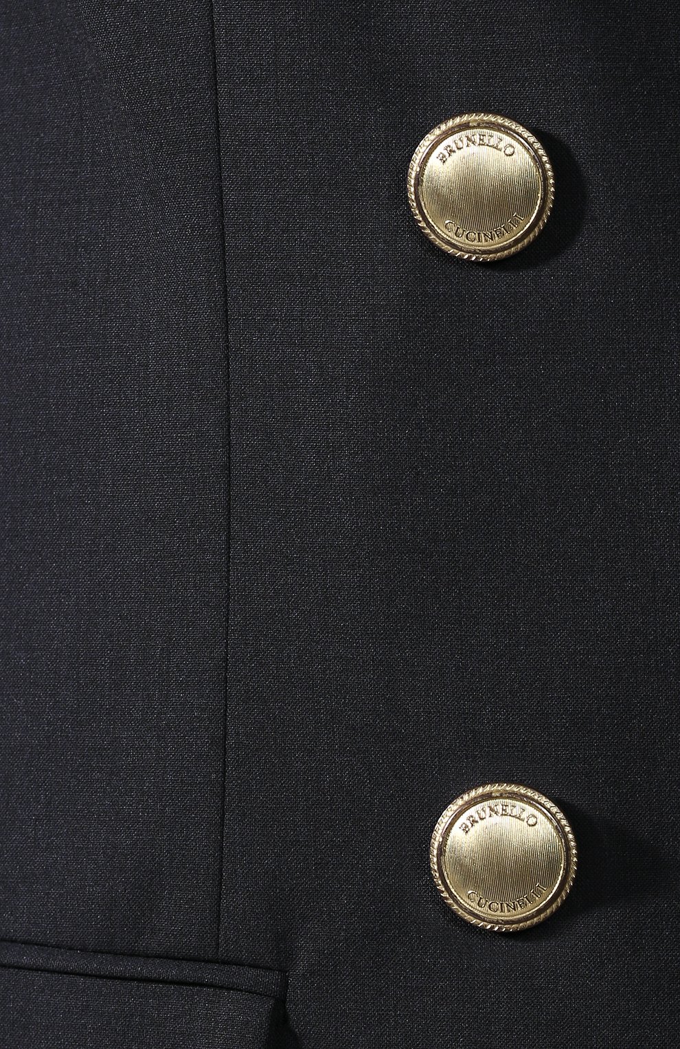 Шерстяное пальто BRUNELLO CUCINELLI темно-синего цвета по цене 325000 руб., арт. M0W079311, фото 5 Шерстяное пальто BRUNELLO CUCINELLI, арт. M0W079311, фото 5