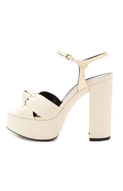 Текстильные босоножки bianca SAINT LAURENT, арт. 620117/L0L50, фото 3