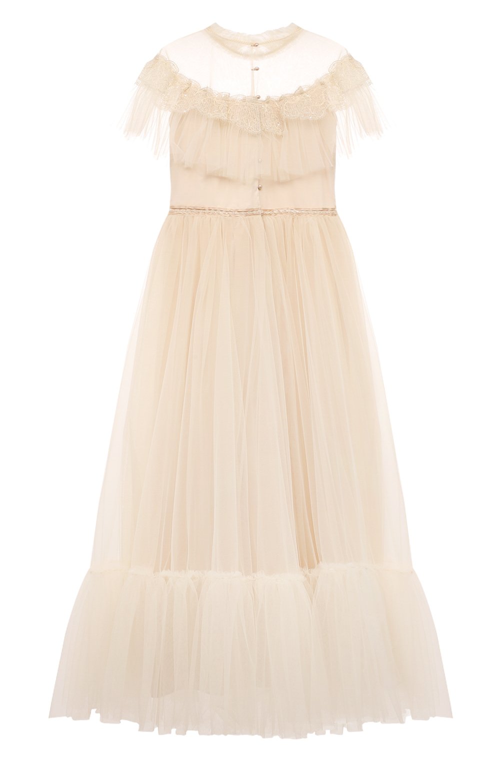 Платье DESIGNERS CAT кремового цвета по цене 69550 руб., арт. 100000K01000947/KIANA DRESS/14A-16A, фото 2 Платье DESIGNERS CAT, арт. 100000K01000947/KIANA DRESS/14A-16A, фото 2