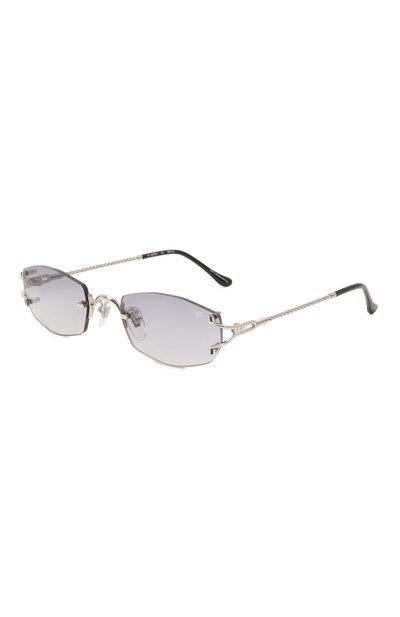 Женские солнцезащитные очки VINTAGE FRAMES, арт. ASPEN 24KT WHITE G0LD/ASPHALT