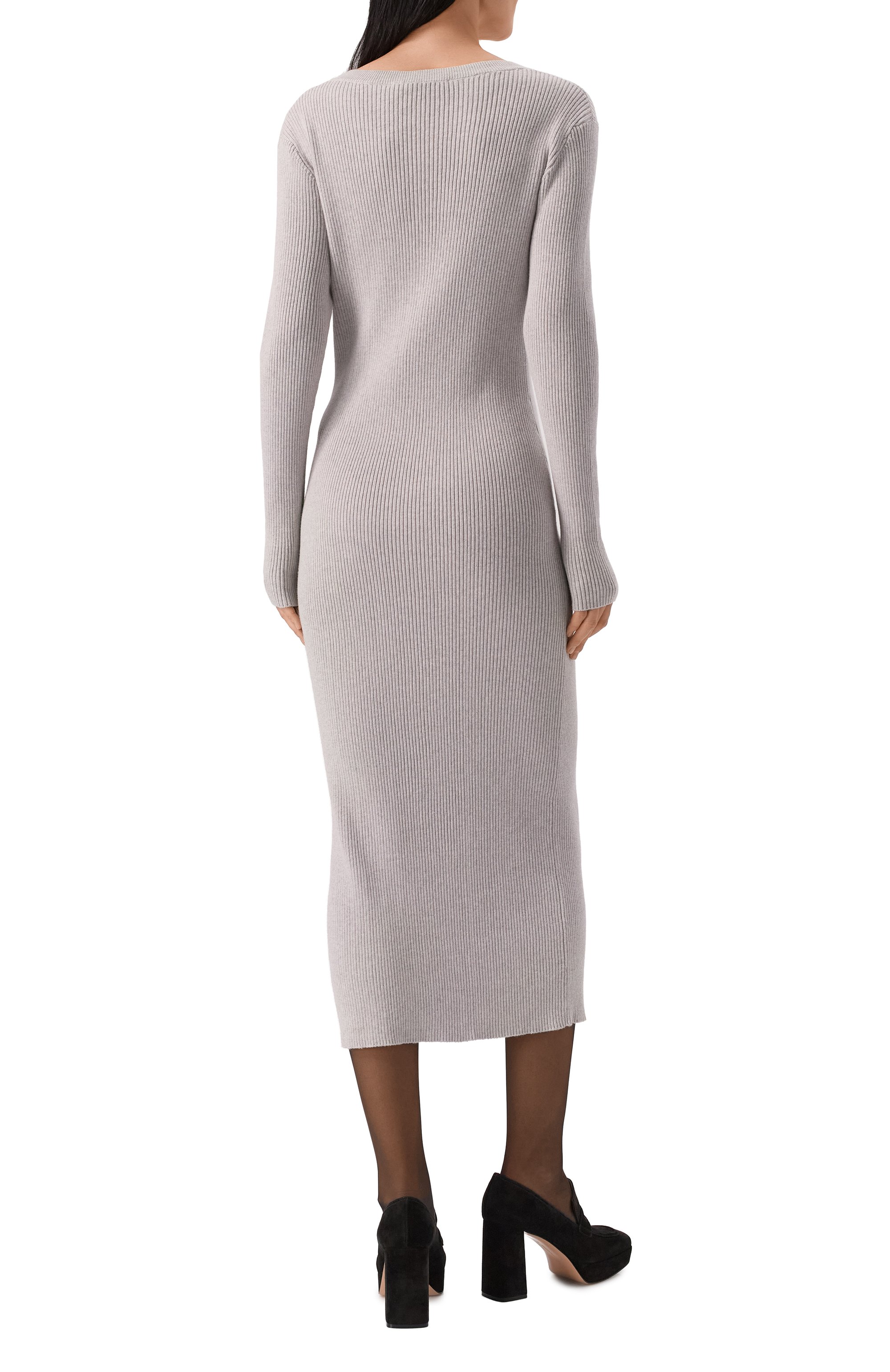 Платье из хлопка и кашемира IRO, арт. WP33S0RAM, фото 4