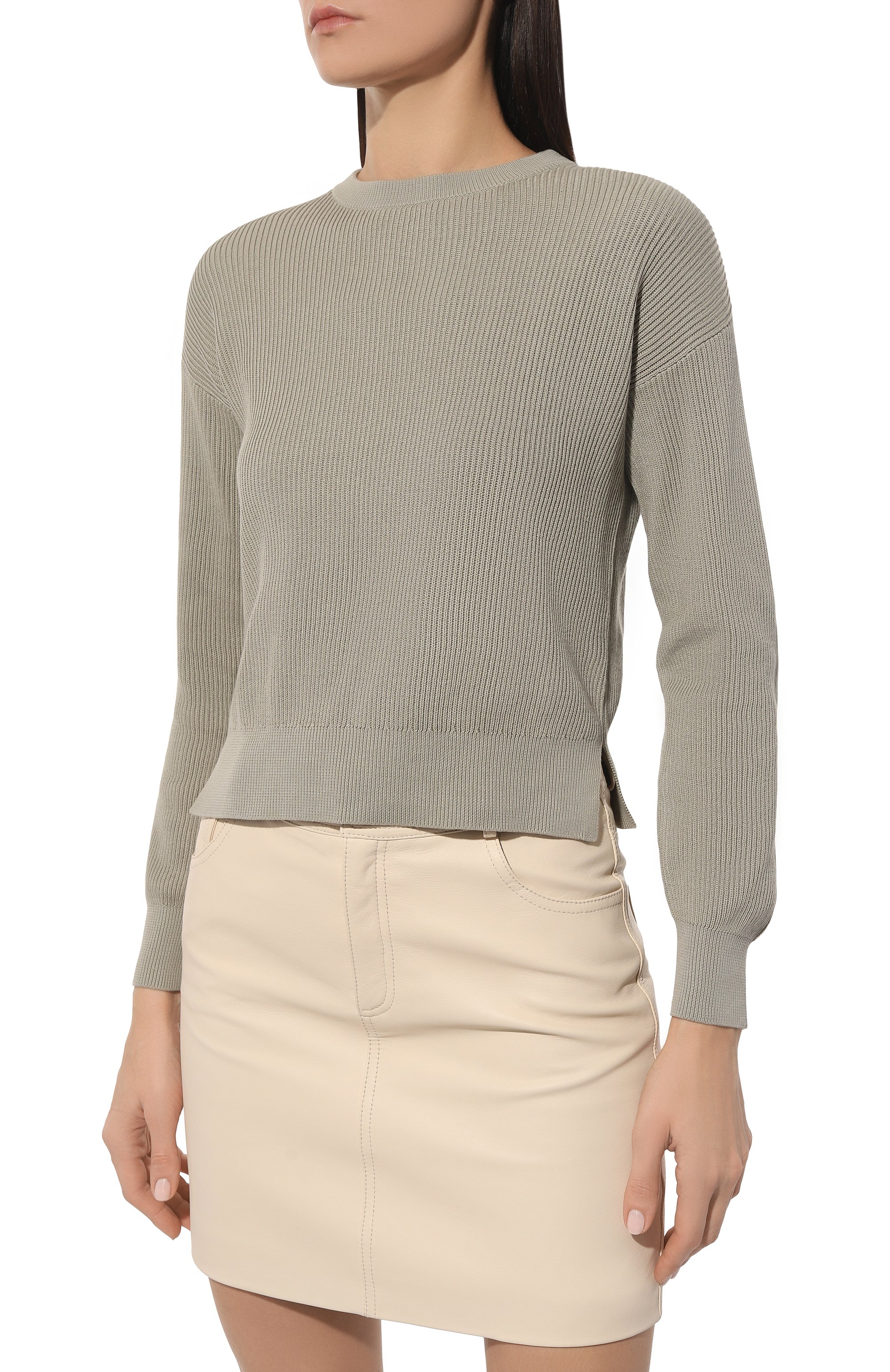 Хлопковый пуловер BRUNELLO CUCINELLI, арт. M1919B1299, фото 3