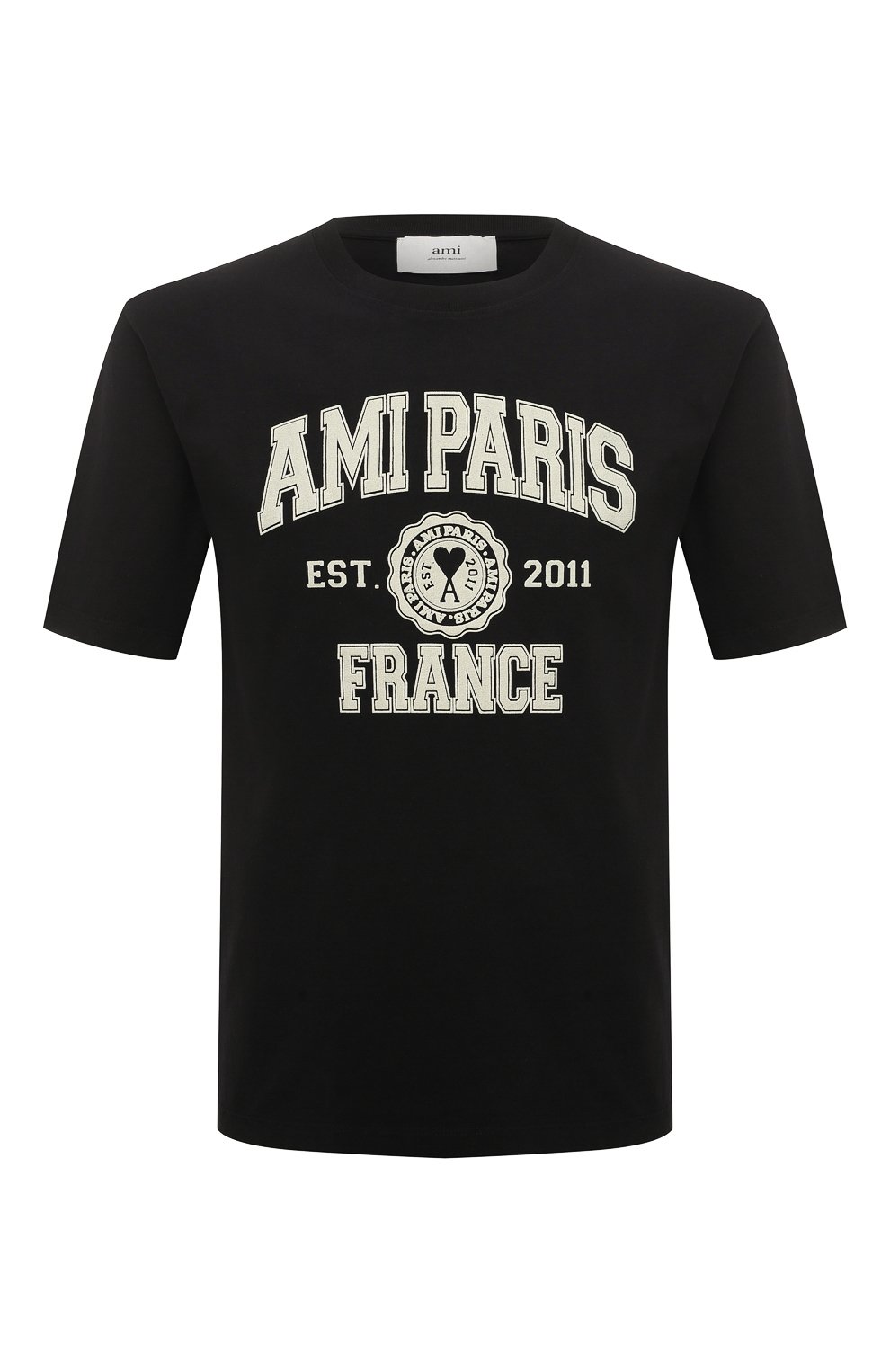Хлопковая футболка AMI, арт. HTS010 702, фото 1