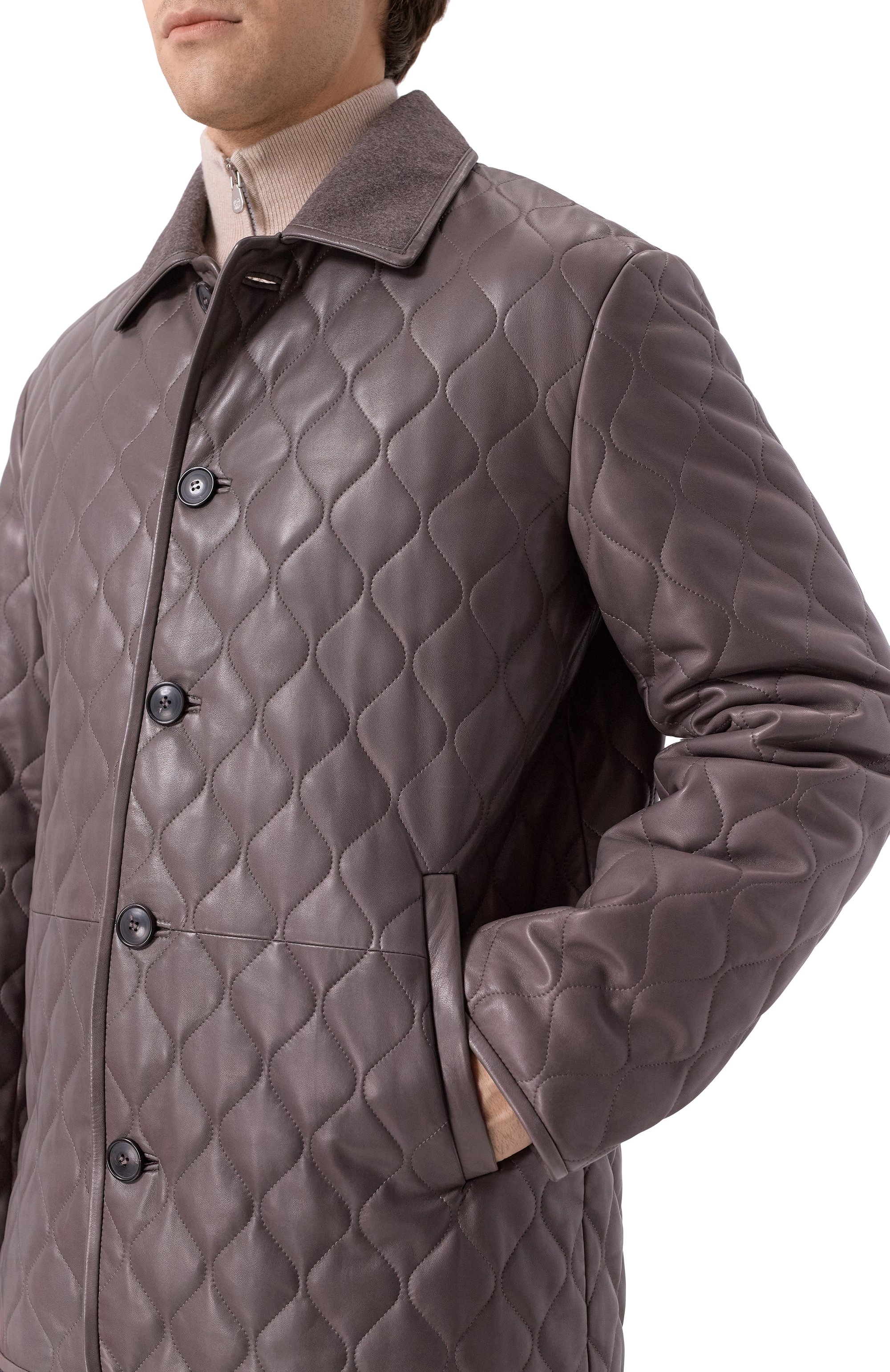 Кожаная куртка MVST, арт. M25.1PM.0002/PL0NGE, фото 5