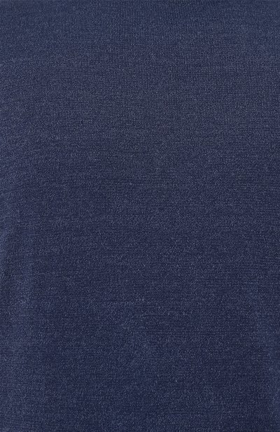 Футболка изо льна и хлопка KITON синего цвета по цене 97700 руб., арт. UMM049502, фото 5 Футболка изо льна и хлопка KITON, арт. UMM049502, фото 5