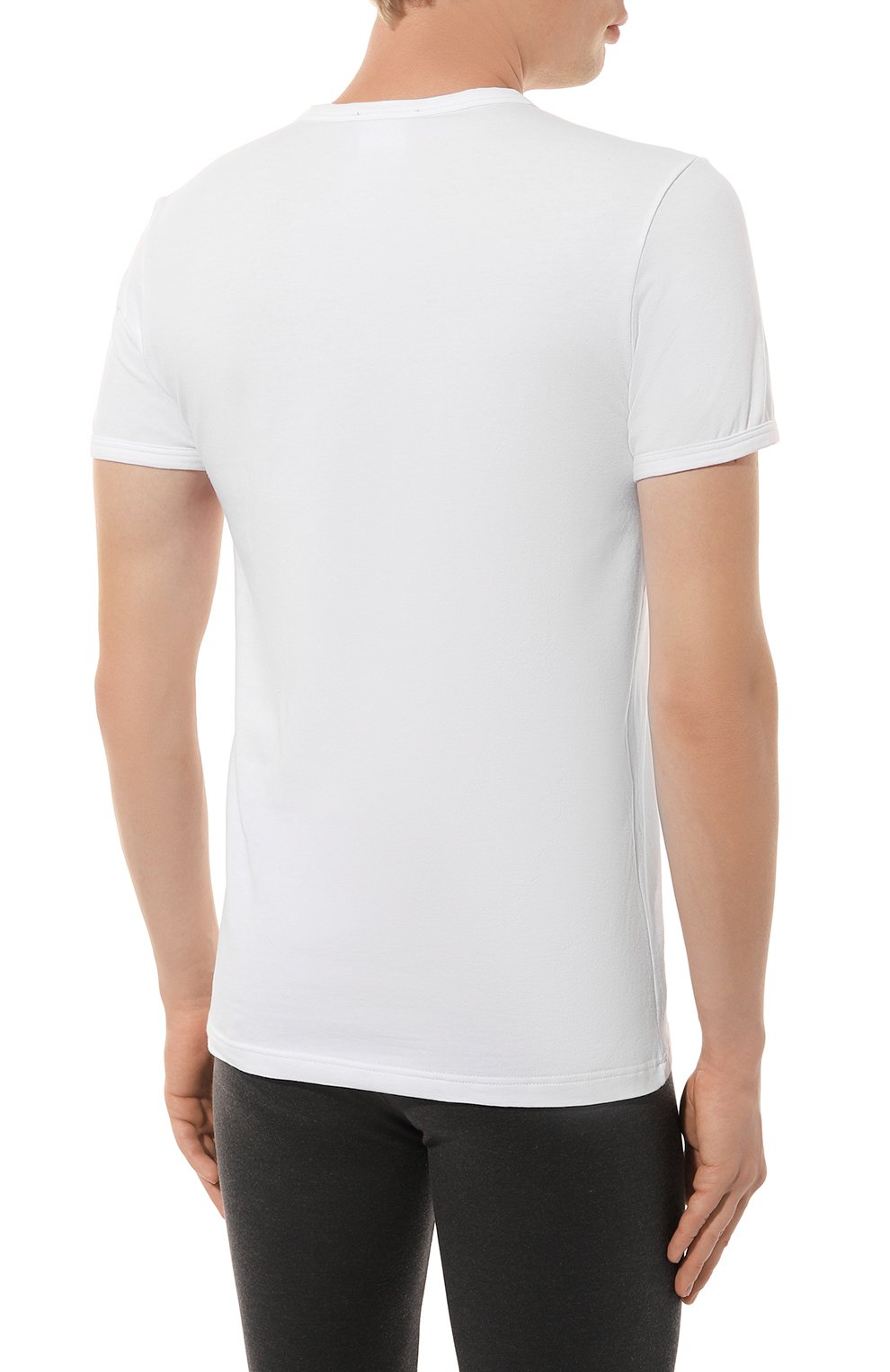 Хлопковая футболка VERSACE, арт. AUU01004/1A10011, фото 4