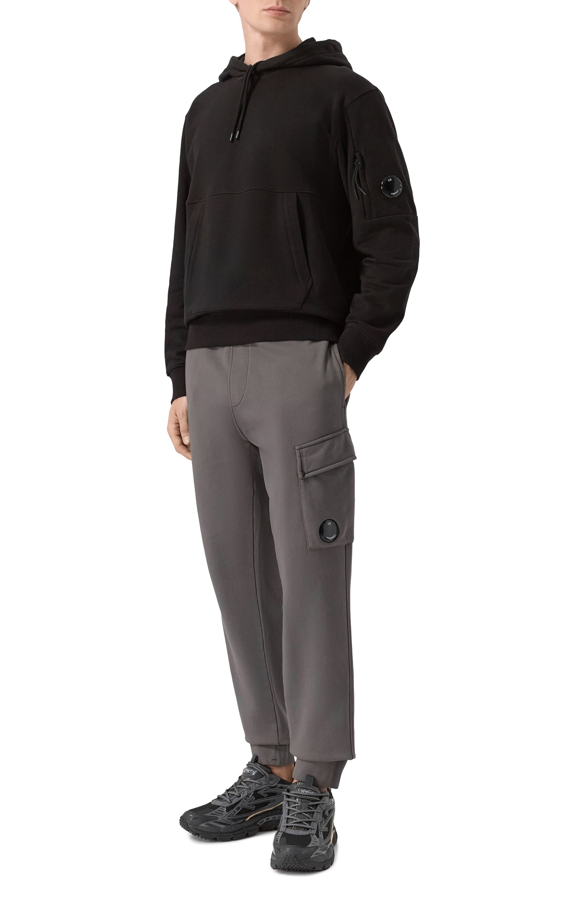 Хлопковые джоггеры C.P. COMPANY, арт. 20CMSP067A/110044R, фото 2