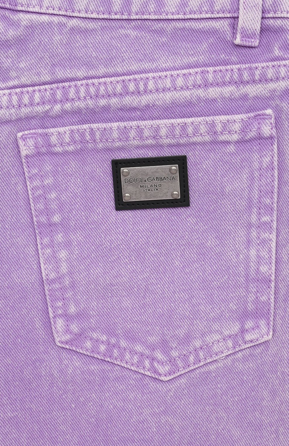 Джинсы DOLCE & GABBANA сиреневого цвета по цене 45250 руб., арт. L52F72/LDC06, фото 4 Джинсы DOLCE & GABBANA, арт. L52F72/LDC06, фото 4