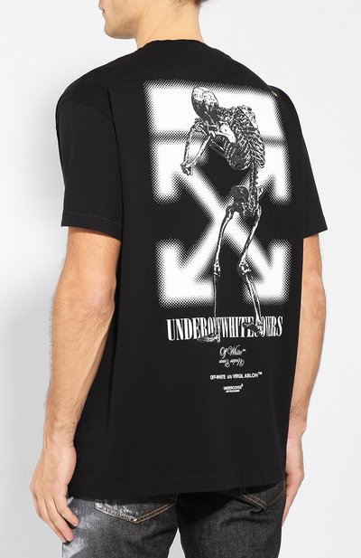 Хлопковая футболка off-white x undercover OFF-WHITE, арт. 0MAA061G198770101088, фото 4