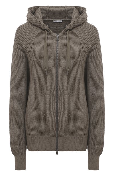 Женский хлопковый кардиган BRUNELLO CUCINELLI, арт. MDV726006