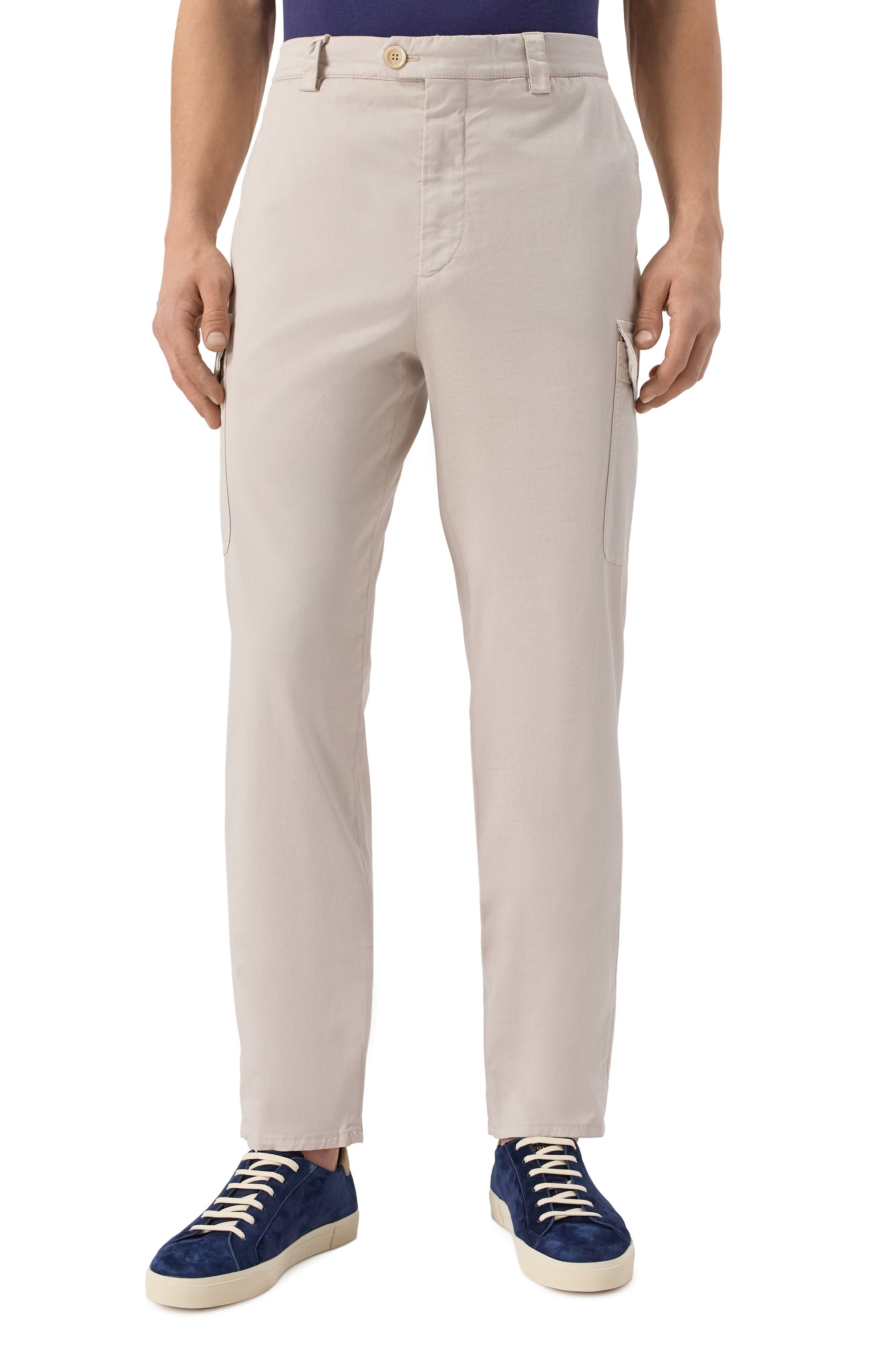 Хлопковые брюки-карго BRUNELLO CUCINELLI, арт. M289LE1890, фото 3