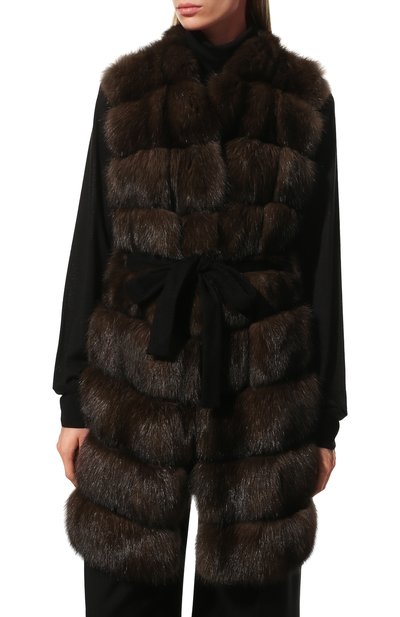 Жилет из меха соболя KITON, арт. D46585X04R72, фото 3