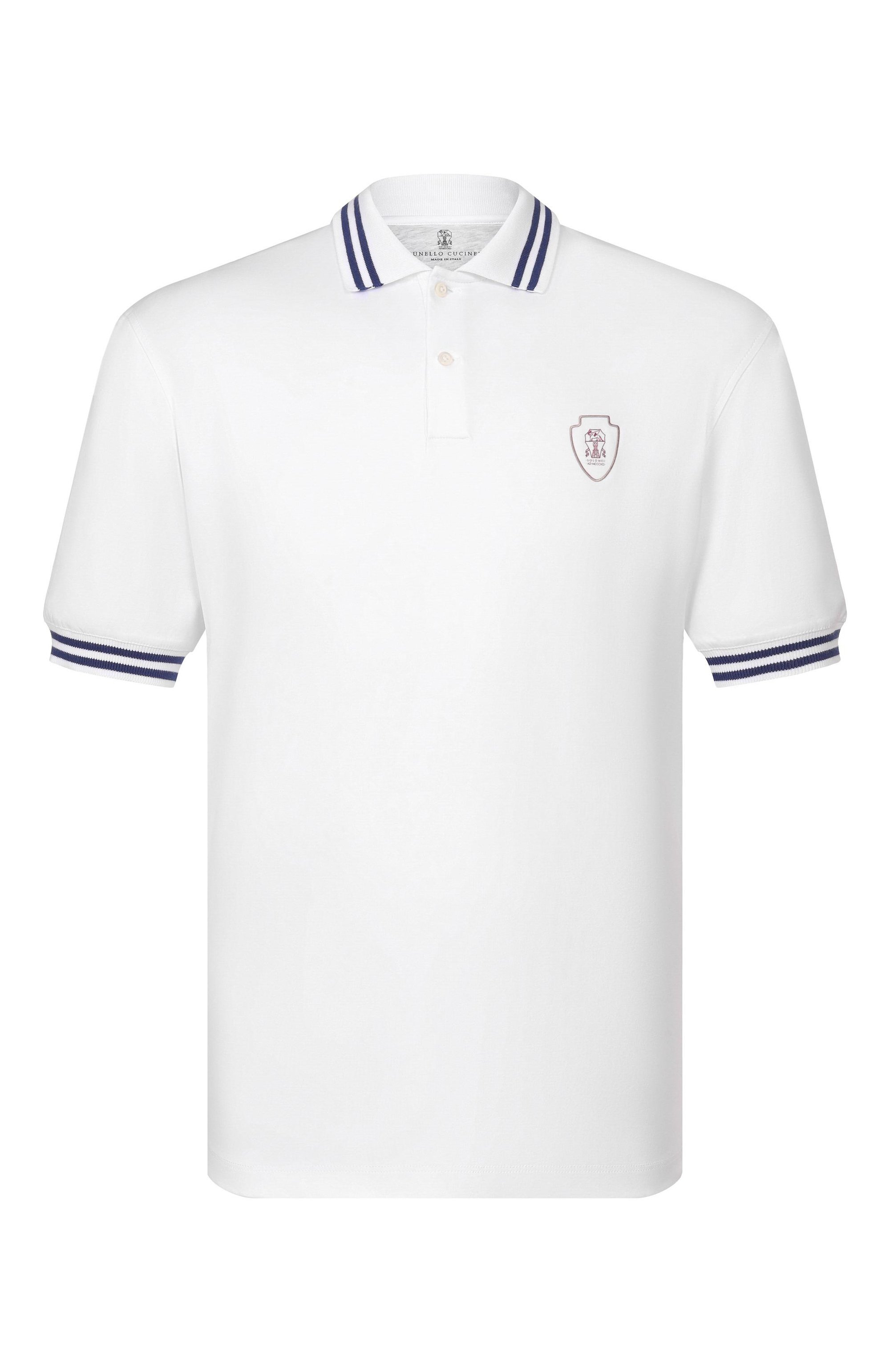 Хлопковое поло BRUNELLO CUCINELLI, арт. M0B133940W, фото 1