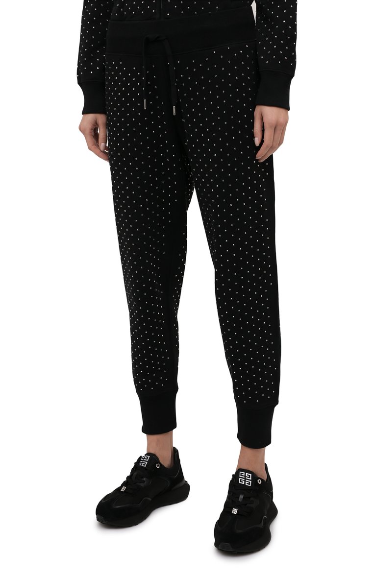 Хлопковые джоггеры с отделкой стразами POLO RALPH LAUREN, арт. 211839197, фото 3