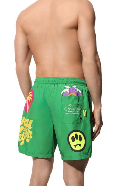 Плавки-шорты BARROW зеленого цвета по цене 15650 руб., арт. S4BWMASS160, фото 3 Плавки-шорты BARROW, арт. S4BWMASS160, фото 3
