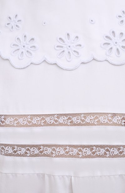 Хлопковое платье LOOM BY RODINA белого цвета по цене 42500 руб., арт. LBR-013, фото 5 Хлопковое платье LOOM BY RODINA, арт. LBR-013, фото 5