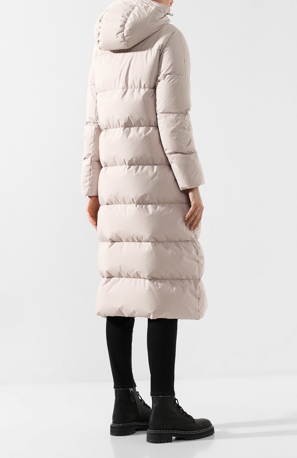 Пуховик с капюшоном MOORER, арт. CASSANDRA-STP/A19D520ST0P, фото 4