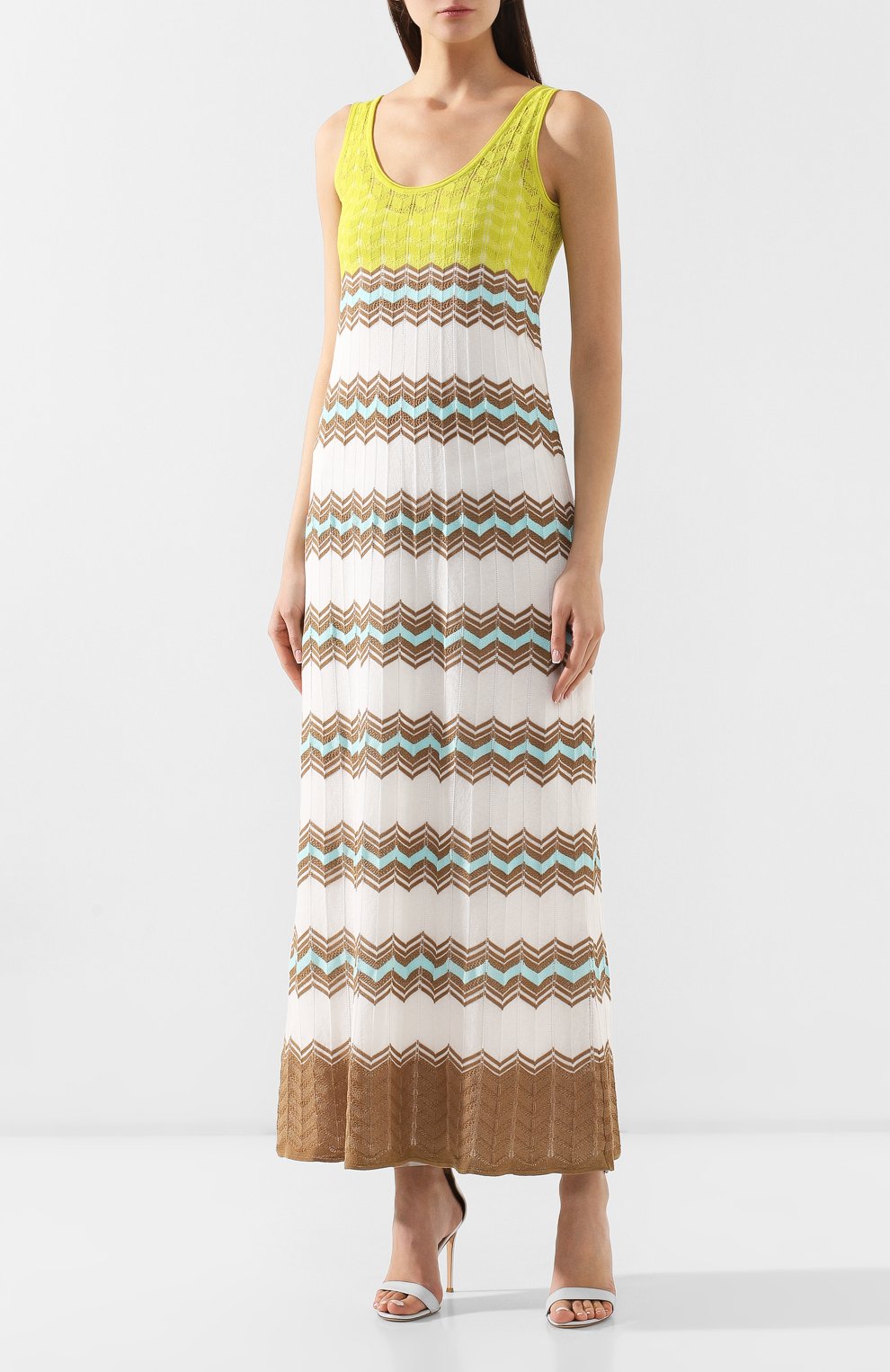 Платье из смеси хлопка и вискозы M MISSONI, арт. 2DG00124/2K000S, фото 3