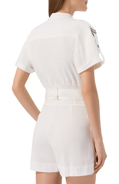 Хлопковый комбинезон AERONAUTICA MILITARE белого цвета по цене 38100 руб., арт. TU0161DCT04266, фото 3 Хлопковый комбинезон AERONAUTICA MILITARE, арт. TU0161DCT04266, фото 3