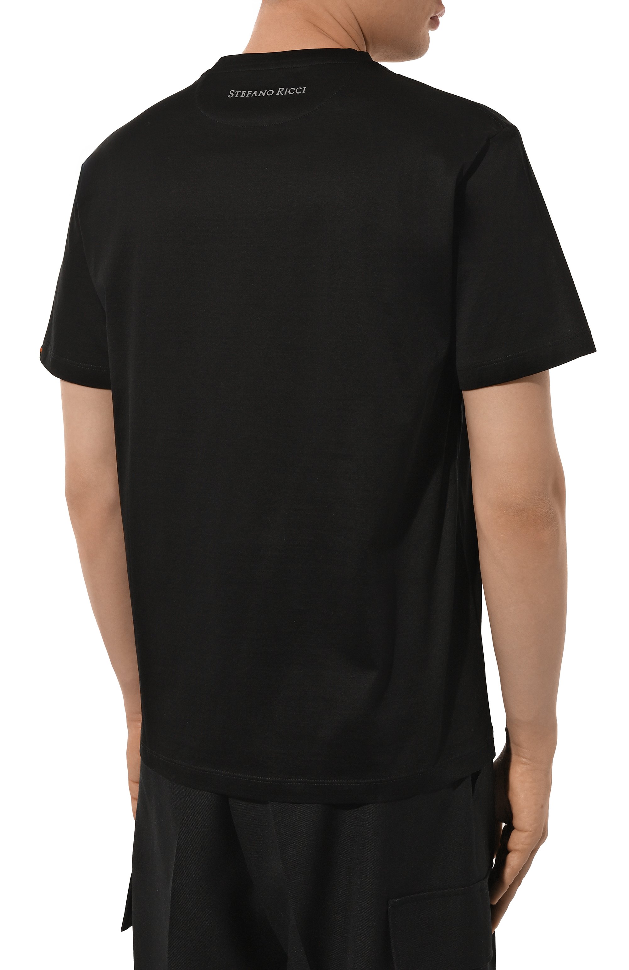 Хлопковая футболка STEFANO RICCI, арт. MNH4102960/TE0001, фото 4