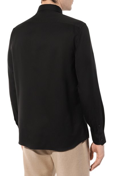 Хлопковая рубашка BRUNELLO CUCINELLI, арт. MW6040626, фото 4