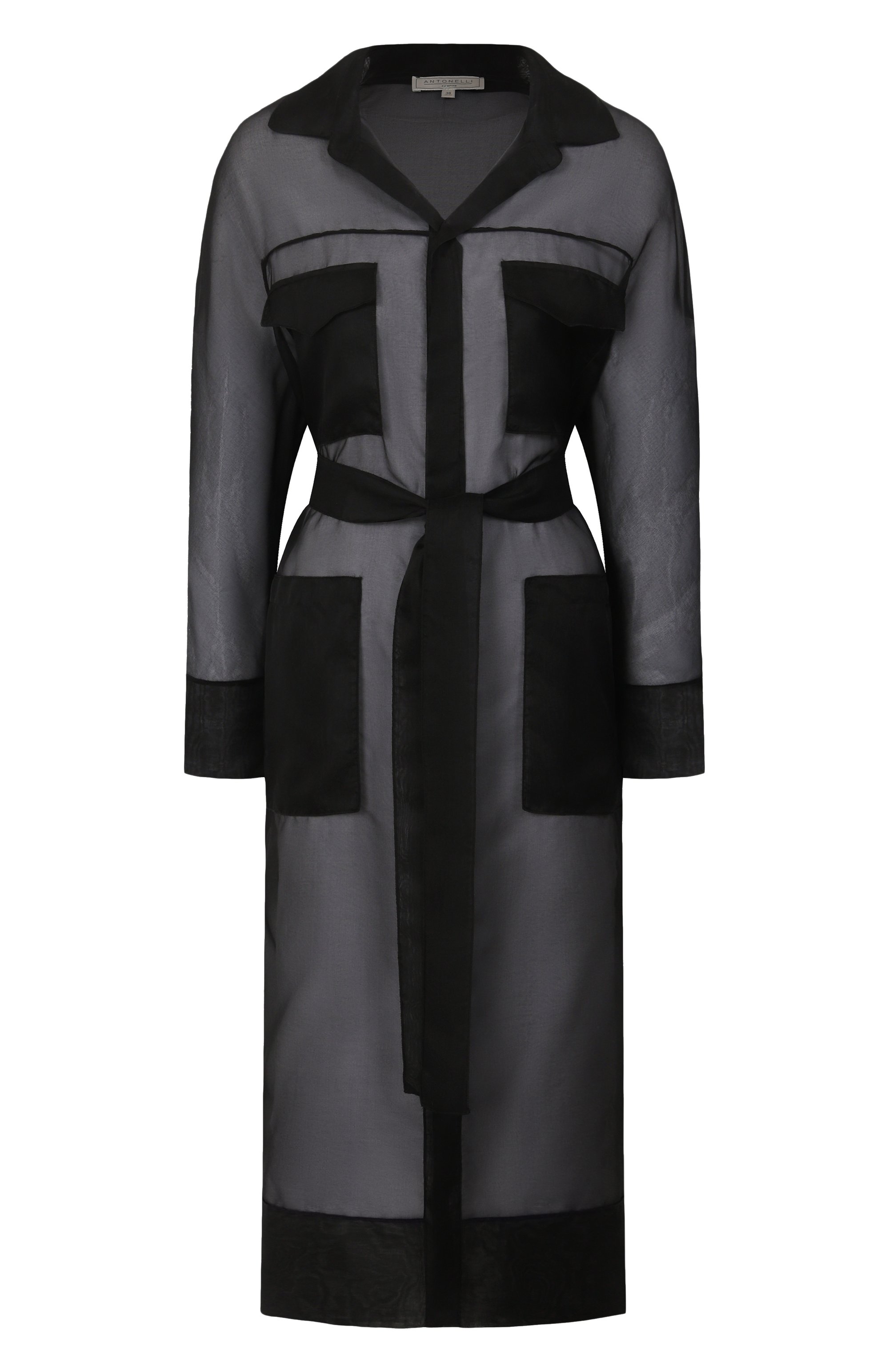 Шелковый плащ ANTONELLI FIRENZE, арт. J7459N/256, фото 1