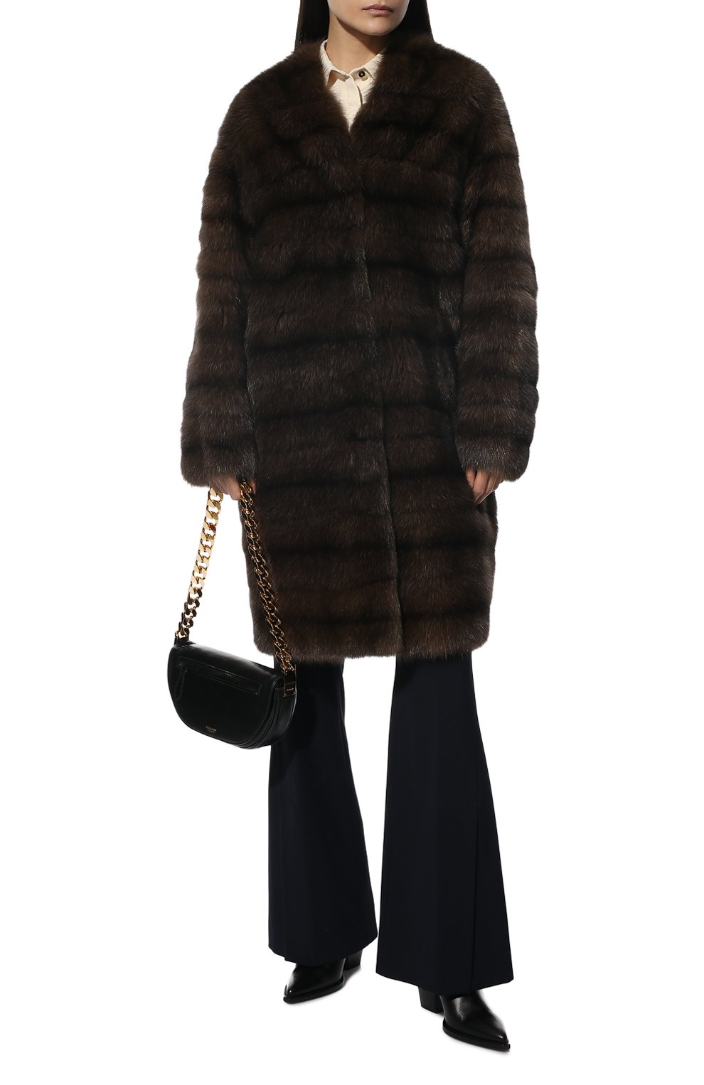 Шуба из меха соболя VALENTINO, арт. UF3FAA303AF, фото 2